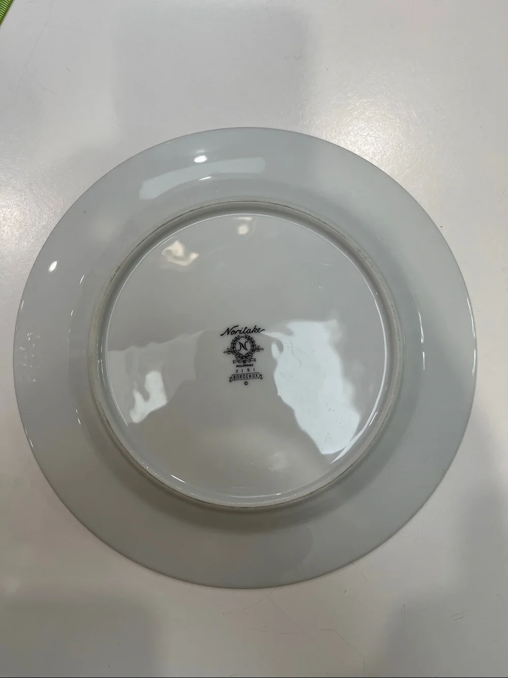 Noritake VTG Salad plates, set of 10 Bordeaux pattern, retired. Floral details